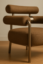 Bellbottom Armchair Brown - Image 2