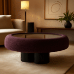 Bubble Coffee Table Maroon