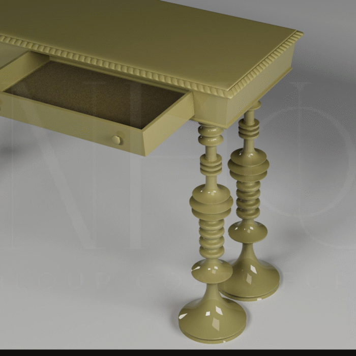 Kate Console With Drawer Green - Image 2