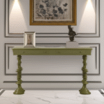 Kate Console With Drawer Green