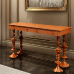 Kate Console With Drawer Orange
