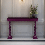 Kate Console With Drawer Purple