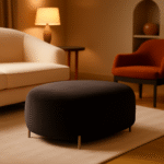 Zentangle Pouf Black